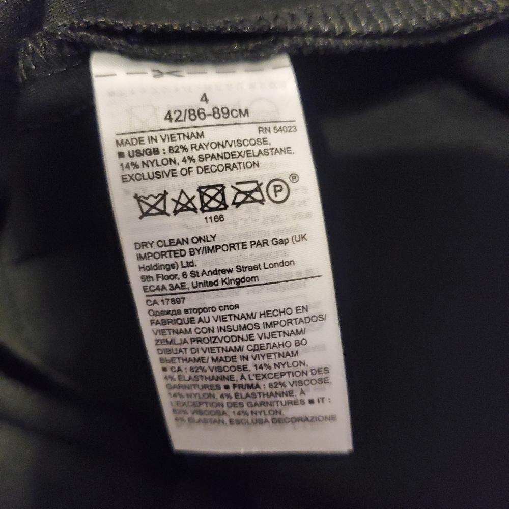 Black Asymmetrical Sheath Dress Sleeveless Cocktail - Picture 4 of 5